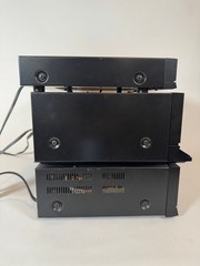 Fisher CA-857 Amp – CR-W857 Cassette Deck – FM-857 Tuner Lot Untested AS-IS