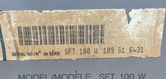 1081 RCA SelectaVision CED Video Disc Player-Model SFT 100 W Unable to Test PART