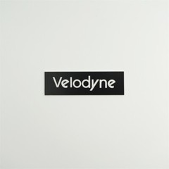 Velodyne Custom Made Logo Badge Emblem Silver 63.5mm(2.5″)X19mm(0.748″)