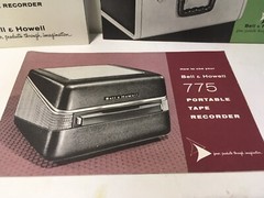 Bell & Howell Tape Recorder How to Use Lot Vtg Stereotone 770 775
