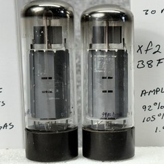 MATCHED PAIR MULLARD 6CA7 EL34 TUBES xf2 B8F3 TV/7 and Amplitrex Tested 100%