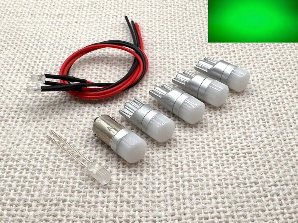 Pioneer TX-9500 TX-8500 replacement LED lamps upgrade kit bulb lights GREEN