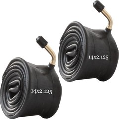 2 Pack 14×2.125 Bike Inner Tubes Bent Valve E Bike Scooter Tire Tube