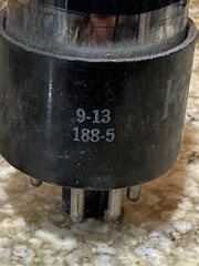 6K6gt Ken-Rad Tube Black Glass Tested Good On B&K 625
