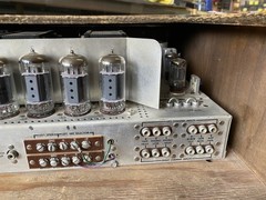 Vintage Fisher 400 Tube Stereo Receiver New Power Tubes