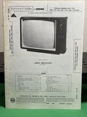 1980 Sams Photofact – JC Penney Models 685-1701/1703 Service Manual