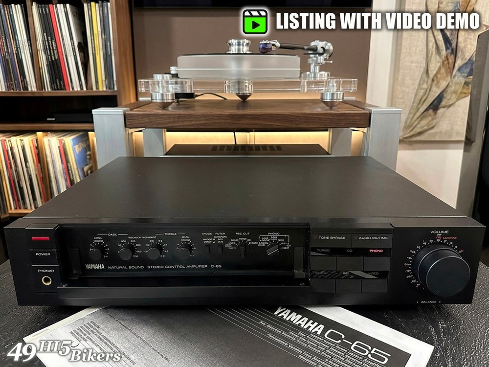 Yamaha C-65 Audiophile Preamp Sophisticate MM/MC Phono Tested + 30-Day Guarantee