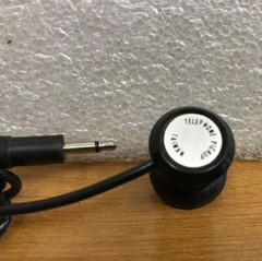 Vintage Telephone Pickup Suction Cup Style Taiwan Black Spy Gear