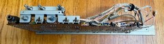 Akai GX-77 Reel Bottom Front Plastic Control Panel w/Keyboard, LED cover