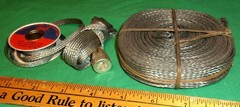 5 Rolls Flat Tinned Copper Metal Braided Shielding/Sleeving Wide Gound Strap