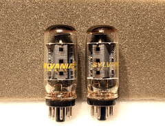 PAIR 1970’s SYLVANIA 7591A ‘Coin-Base’ Power Tube