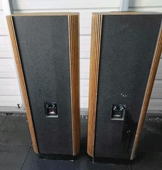 Vintage Infinity RS 4b Wood Speaker Box Cabinet Empty No Speakers Repair/Restore