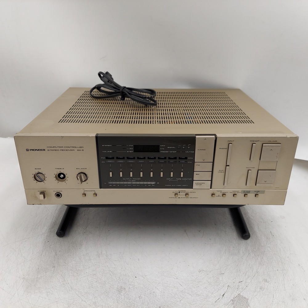 VTG Pioneer SX-6 Stereo Receiver HiFi 2 Channel Phono Audiophile Radio