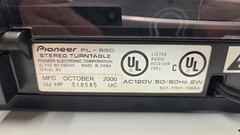 Pioneer PL-990 Automatic Stereo Turntable – Record Player Tested Works