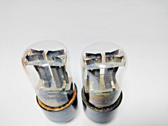 2 pcs NEW 6N8S /6SN7GT /6SN7/ Ribbed Anodes MATCHED PAIR FOTON Tubes