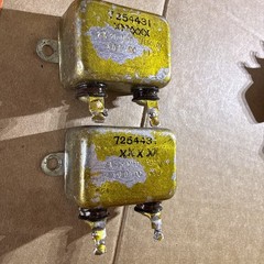 VINTAGE OIL CAPACITORS VDC MIKAMOLD, SPRAGUE, GE, ELECTRICAL UTILITIES CO.
