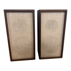 Vintage Pair Of KLH Model Twenty 20 Loudspeaker System Speakers Tested & Works