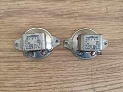 Pair Vintage Morse 2″ Tweeter Speaker 8Ω 3 watts CT50 Code No 1 Korea Works #2