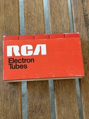 5 pieces matching RCA New Old Stock 5879 Vacuum Tube In Box