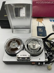Aiwa TP-60R Tape Recorder – Vintage 1965 – Very Rare – WORKING – Read Desc