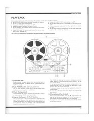RT-909 Reel To Reel Tape Deck Owner’s & Service Manual Fits Pioneer