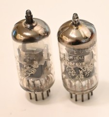 Two Dutch Bugle Boy ECC88/6dj8 Amplitrex tested-Quiet-good for phono application