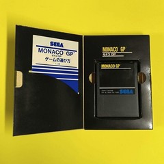 Junk SC-3000/SG-1000 MONACO GP G-1017 w/ Box & Manual Sega Game Cartridge Japan