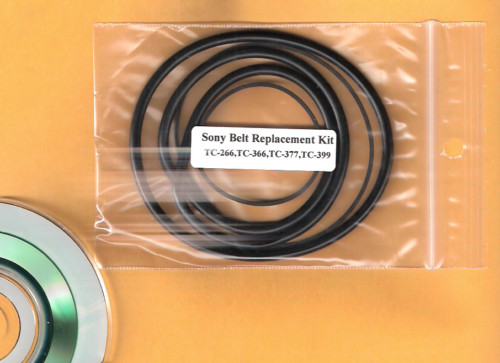 SONY TC-366 Reel-to-Reel Belt Kit + .pdf Service Manual on CD