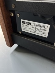 Vintage TEAC 3300 Stereo Deck Reel To Reel Powers On Manuals And Service Kit