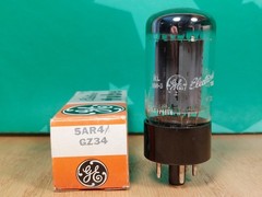 Single Mullard (GE lbl) 5AR4 GZ34 NOS NIB f32 Vacuum Tube