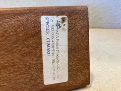 Custom Tube Amp Breadboard Project Amperex 6K6 6SC7 Cumaru Wood Base