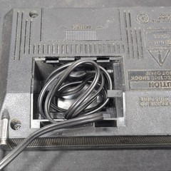 Vintage GE 7-2660D AM FM Two-Way Power Portable Radio AC DC Black Malaysia