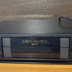 Sharp VC-A546U 4-Head Mid-Drive VHS VCR Player VCR Plus+ Black Power Tested Only