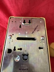 Vintage 1977 Stromberg Carlson 554 Wall Phone Gold Rotary Dial Bell System
