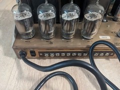 Pair (2) GROMMES-Precision Electronics G-101A Mono Tube Amplifiers 100W – Work