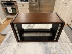 Crown By Jeln – Vintage Oiled Walnut Cabinet 6U Rack Mount VTG HiFi Wood Veneer