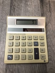 Vintage Texas Instruments TI-1795 Solar Powered Calculator – Made in Taiwan