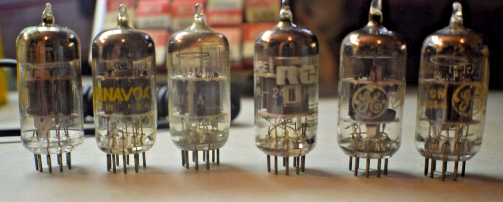 Vacuum Tube MIXED LOT OF 6- 6GH8 * *TESTED – FREE USA SHIPPING