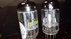 Test NOS MATCHED PAIR GE (For Bell HOWELL) 12Au7 ECC82 D Getter Tube TV-7 * USA*