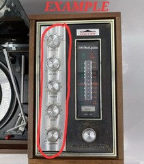 Morse G21-44 AM/FM Stereo Record Player Receiver AS-IS EB-16352 (KNOB)