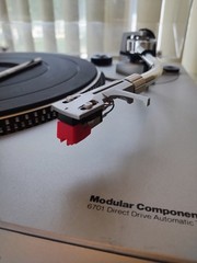 MCS 6701 TURNTABLE WORKING DIRECT DRIVE VINTAGE BOTH SPINDLES FULL AUTO AT CART