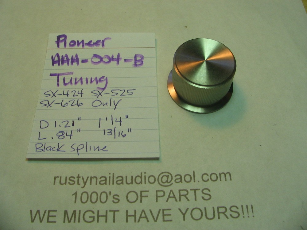 PIONEER AAA-004-B TUNING KNOB SX-424 SX-525 SX-626 VINTAGE AUDIO RECEIVER
