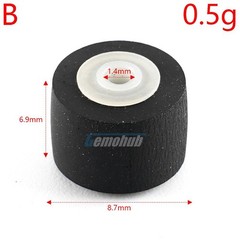 NEW 8.7*6.9*1.4mm Tape Recorder Pinch Roller Wheel Rubber Pressure Belt Pulleys