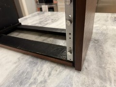 Crown By Jeln – Vintage Oiled Walnut Cabinet 6U Rack Mount VTG HiFi Wood Veneer