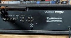 Luxman T-90 FM AM Tuner Tested Working Wooden Case Vintage Japan Audiophile