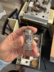 Dynakit PAS-2 Tube Preamp ORIGINAL 4 Telefunken 12AX7 Tubes Untested