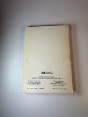 Vintage Tested 1985 HP Hewlett Packard 15c Calculator & Owners Handbook Working