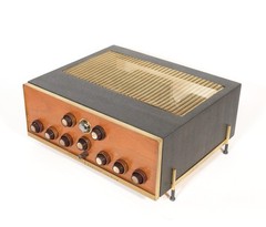Very Rare Madison Fielding 320 Vintage Stereo Tube Amp w/Blond Panel & Magic Eye