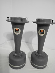 PAIR JBL 2420 HORN DRIVERS NEW DIAPHRAMS WITH 2312 HORNS AND NEW 2308 LENSES