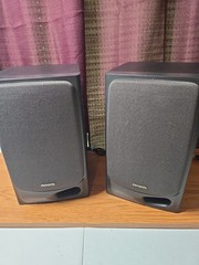 Aiwa USA SX-N3500/3550 40W 3 Way Bass Reflex Speaker System Bookshelf Pair Black